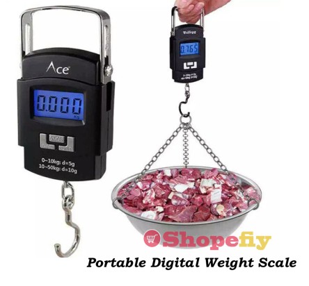 Portable Digital Luggage Weight Scale 50 Kg